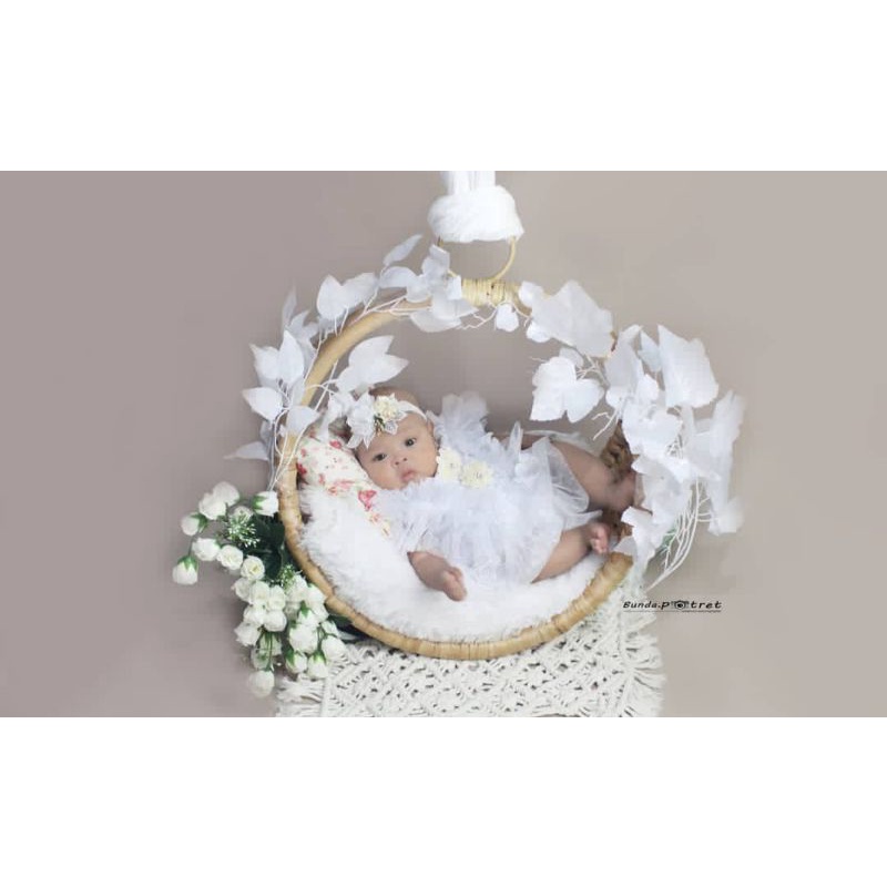 BABY PROPERTY / KERANJANG PROPERTY FOTO BAYI / BENTUK LINGKARAN HOLAHOOP / PHOTOSHOOT BABY NEW BORN