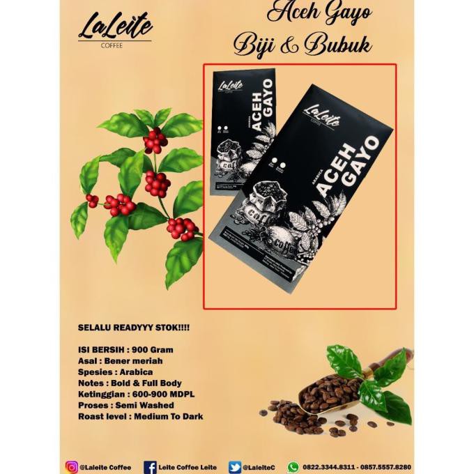 

Buruan Beli] Kopi Arabica Aceh Gayo 240Gr -Roastedbean(Biji Sangrai)