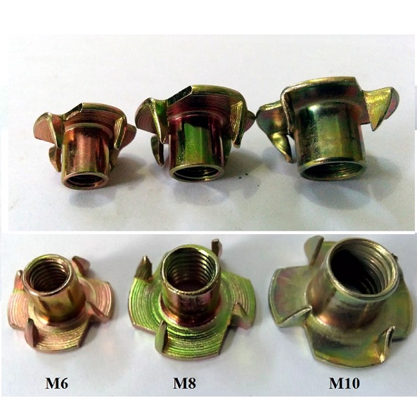 Mur Tanam Baut Cakar Mur T Nut Tee Nut Baut Cakram Baut Tanam Kayu M6 M8 M10
