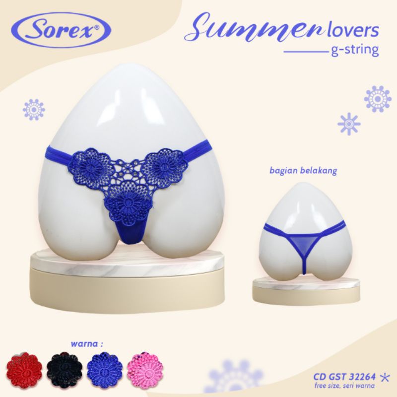 Sorex G-string sexy look GST 32264 32268 32270 celana dalam.wanita