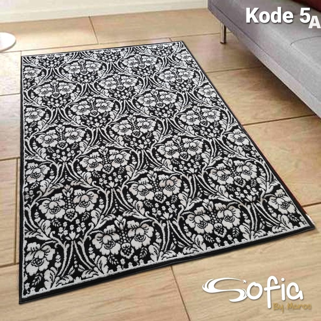 KARPET SOFIA BY MAROC 100 X 150 05A MONOKROM