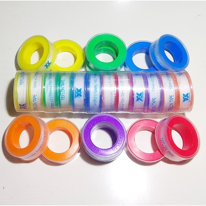 SEAL TAPE YSK 1/2 INCH 10M - ISOLASI PIPA KERAN KRAN AIR TERMURAH