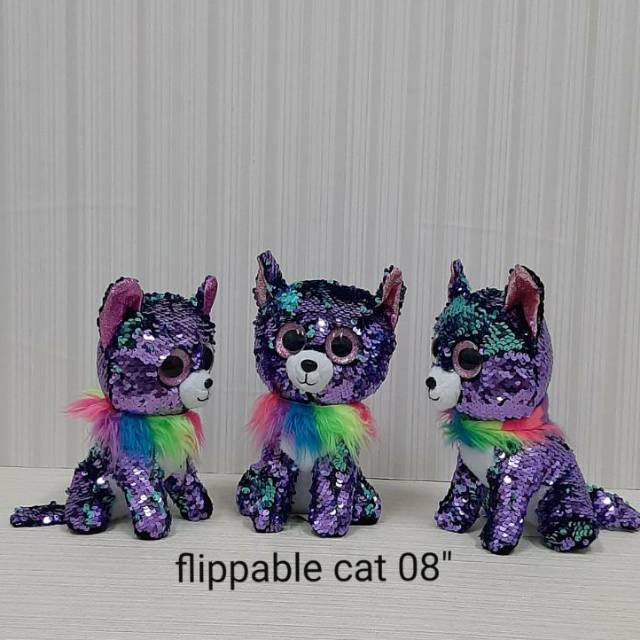 

boneka flippable cat import uk.20cm lucu banget kado souvenir animal