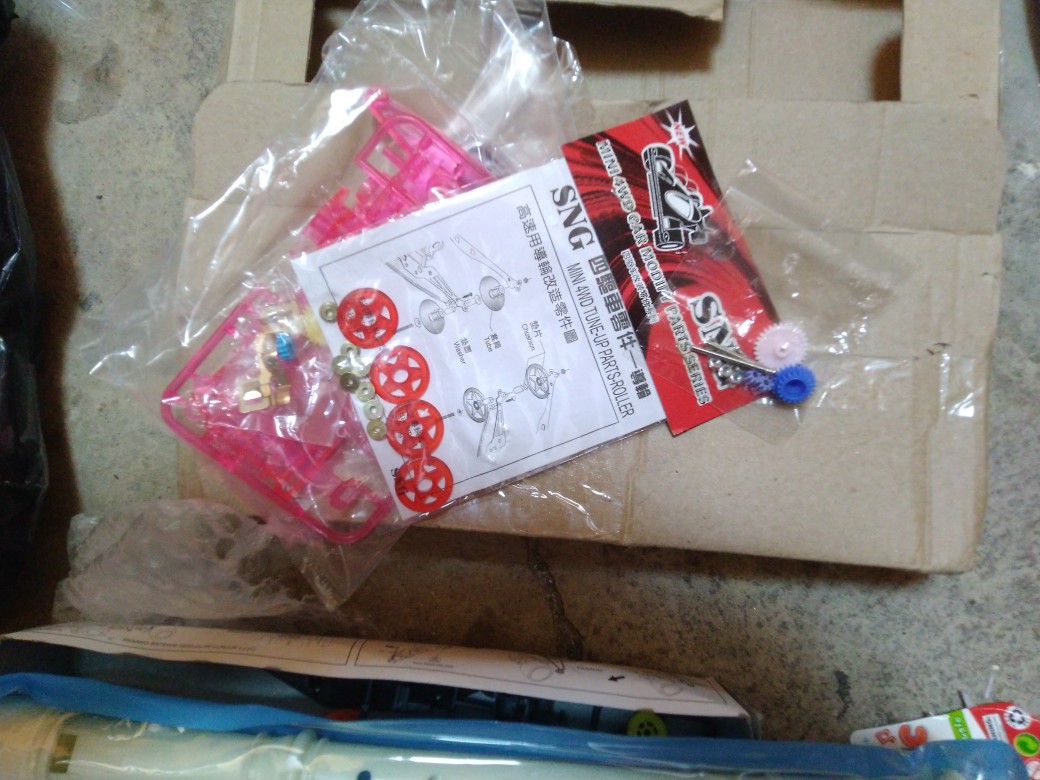 Roller Tamiya Plastik + Tiang Murah Kunci Pas