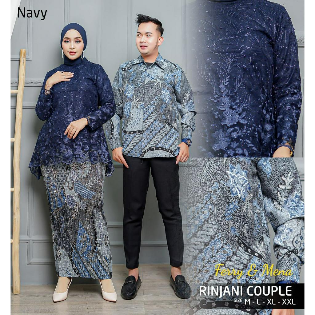 Set couple kebaya rinjani tille blouse azkia | Baju akad dan tunangan | Baju kondangan pernikahan