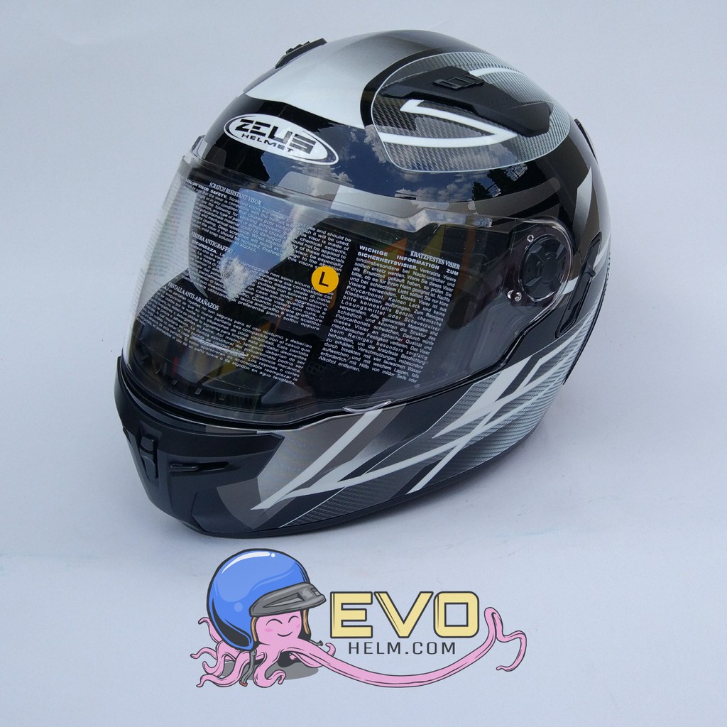 ZEUS ZS813 BLK AN1 SILVER
