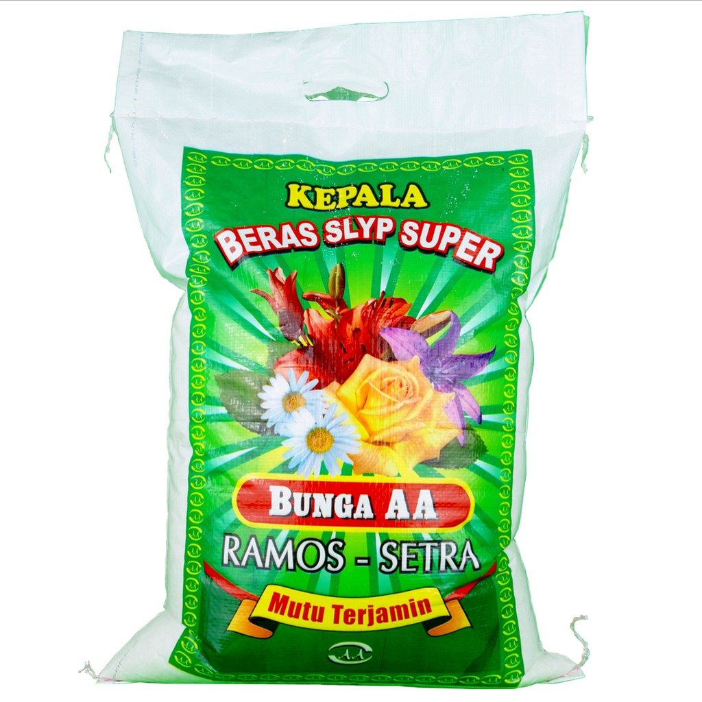 

Cik'Tin Beras - KEPALA SLYP SUPER cap BUNGA AA - isi 10kg.