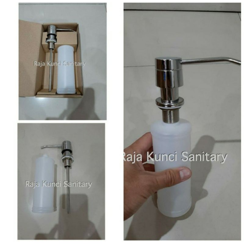 Tempat Sabun Cair Tanam Kuningan Tebal/Siap Dispenser Kuningan/Hand Soap/Dispenser Sabun