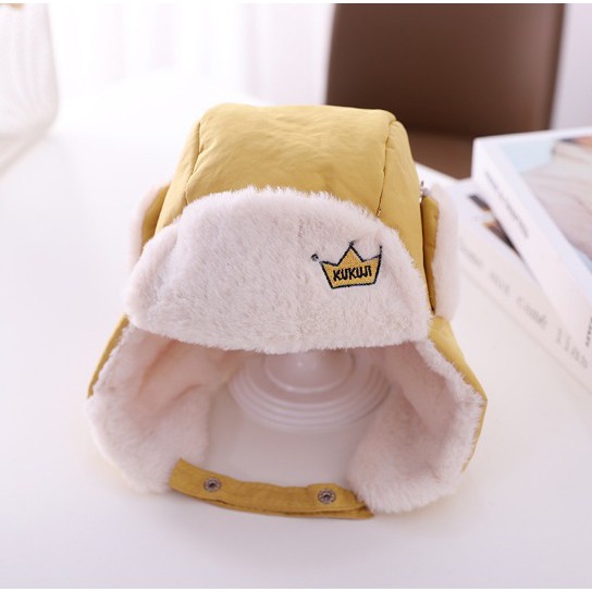 Halomam - Topi Kupluk Hangat ( Topi Baby / Topi Anak )-4