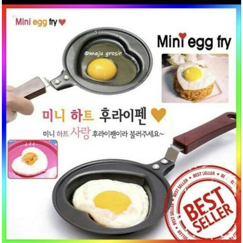 Teflon Karakter Mini Frypan Non Stick Fry Pan Pancake Telur Motif Lucu