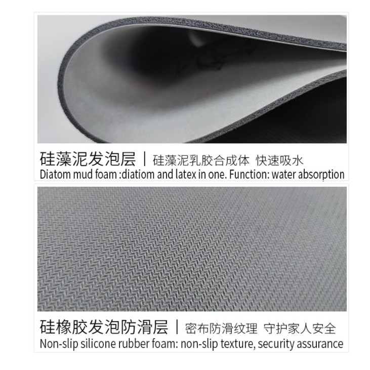 KESET GULUNG SOFT DIATOMITE ANTI BAU ANTI AIR ANTI SLIP NJ91