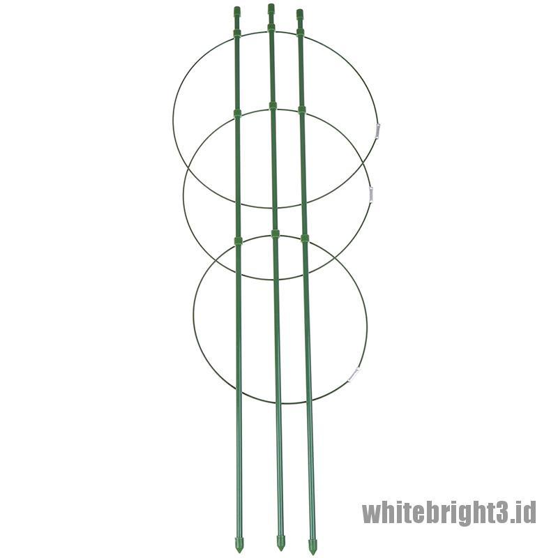 ❤White3 Warna Putih❤ Rak Penyangga Tanaman Merambat Ukuran 60cm Untuk Taman