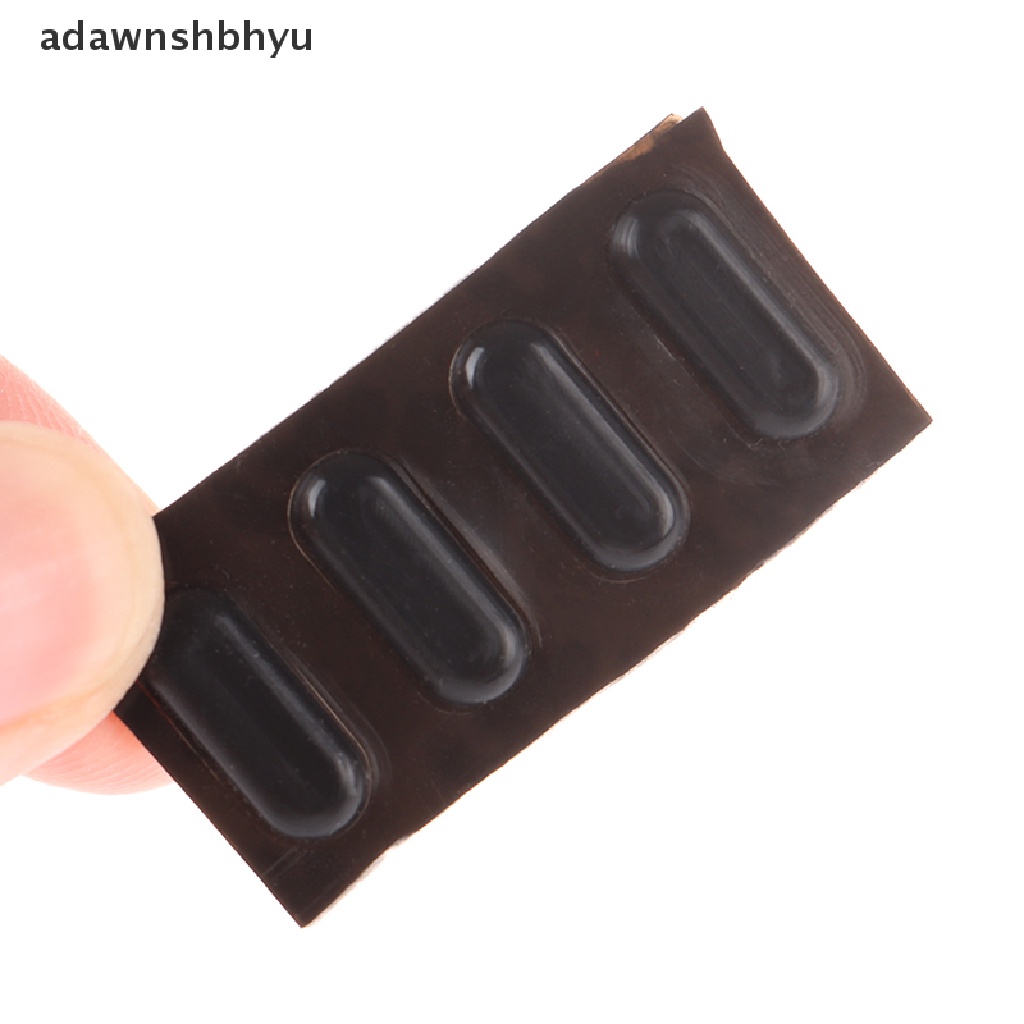 Adawnshbhyu 4pcs/set Kaki Karet Kaki Baru Untuk DELL E7440 E7240 E7250 Bottom Cover Feet Pad