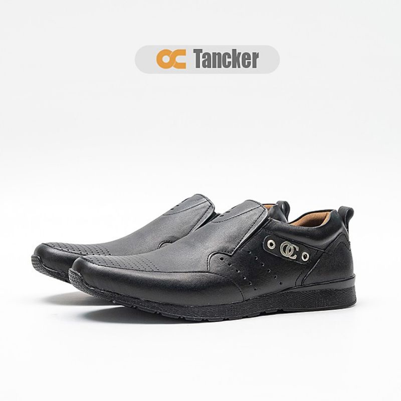 OC-TANCKER SEPATU SNEAKERS KULIT ASLI