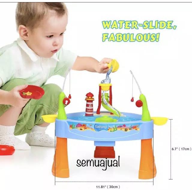 [FUNNY]Mainan Anak Water Fishing Paradise Fishing Game Mainan Interaktif Pancingan Ikan