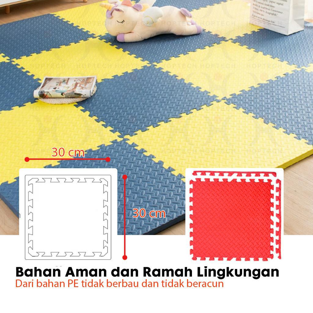 Matras Evamat Matras Puzzle Karpet Puzzle Matras Alas Lantai Evamat 30x30cm Lembut Matras Bermain