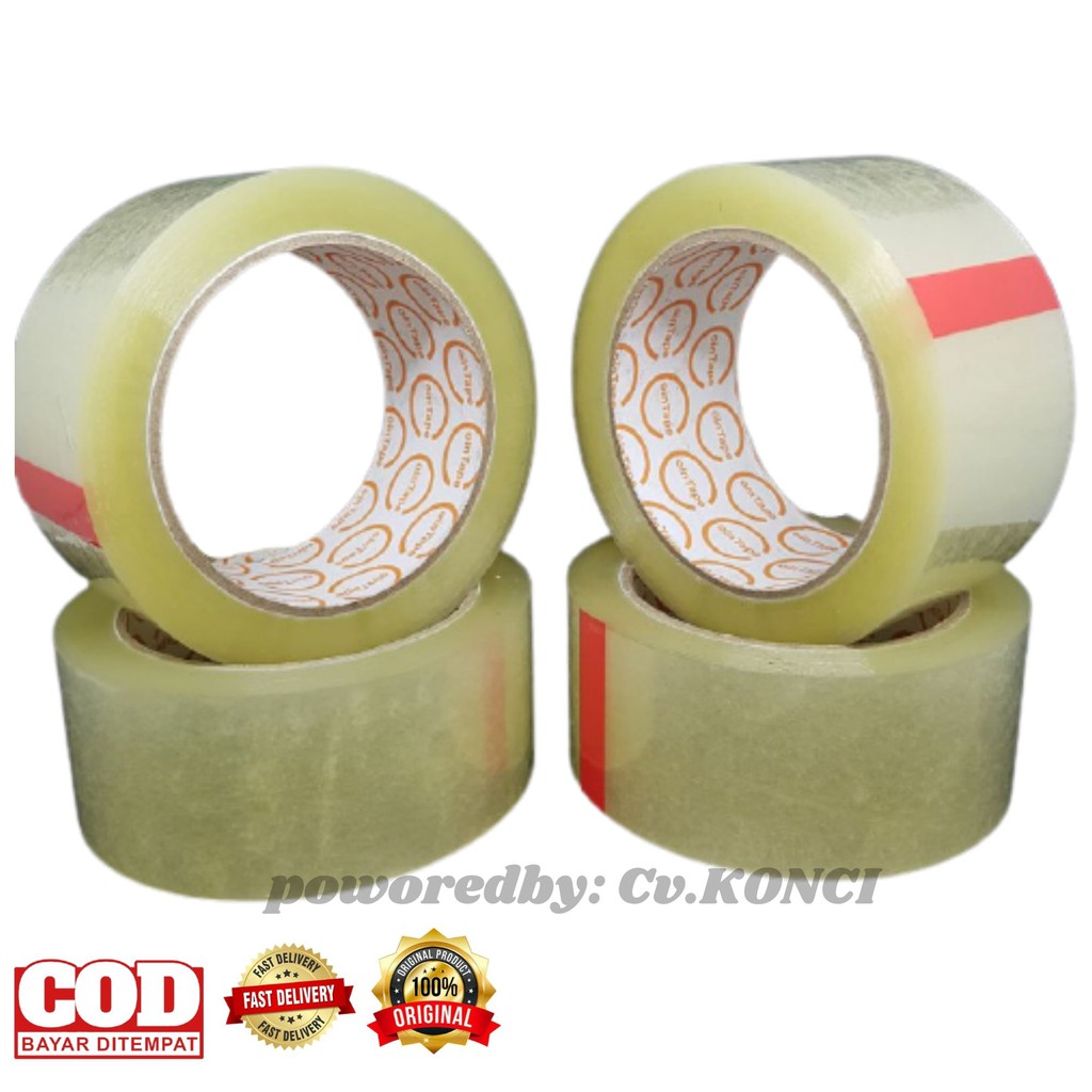 

Lakban Bening Coin Tape - 90 Yard - Murah Dan Berkualitas