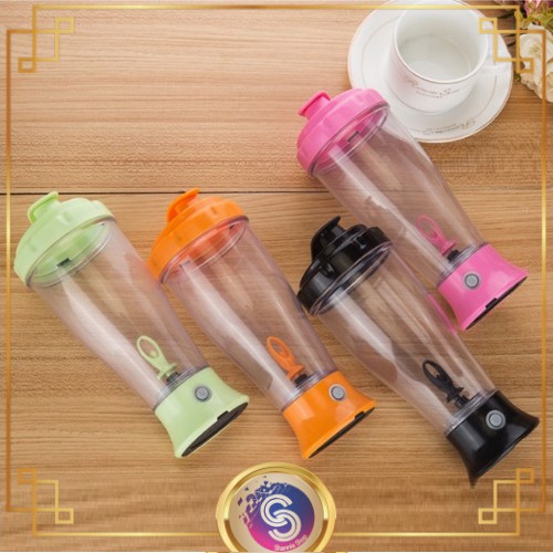 H23 Botol Aduk Otomatis Skinny Moo Mixer 350ml / Self Stirring Mug Bottle / Gelas Mixer (H-23)