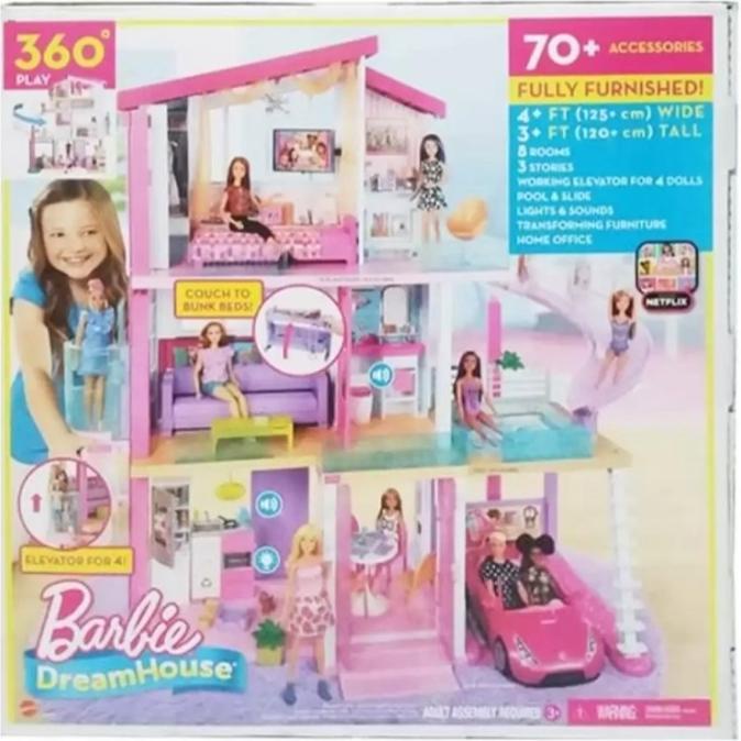 barbie dream house with lights and sounds