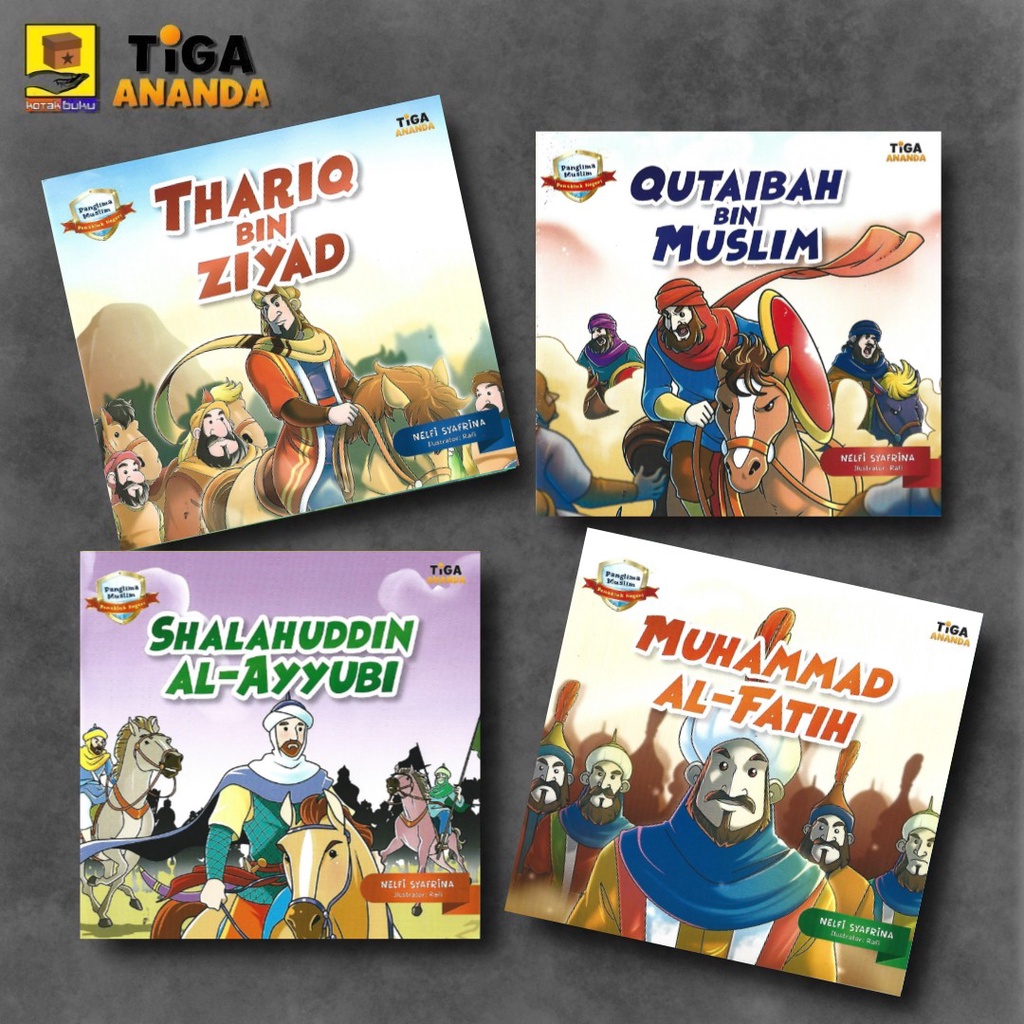 Buku Ceita Anak / Panglima Muslim / Buku Anak Islam / Buku Anak TK PAUD