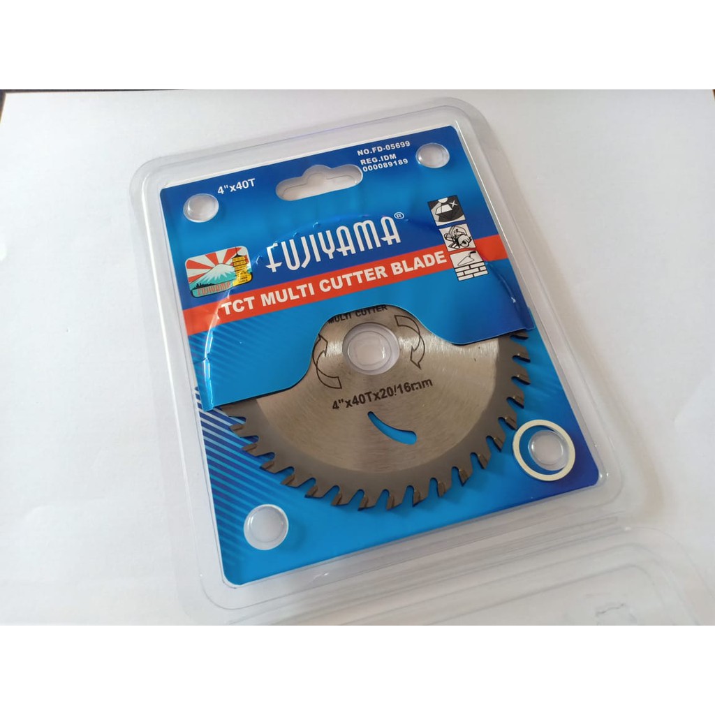 Mata Gergaji Circular Saw Blade 4&quot;x40T FUJIYAMA 4 inch bisa untuk Mesin Gerinda Grinder