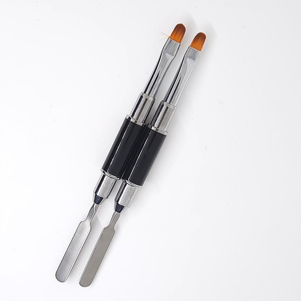 Brush Round dual stir Alum hitam NP-73 Brush Nail Art