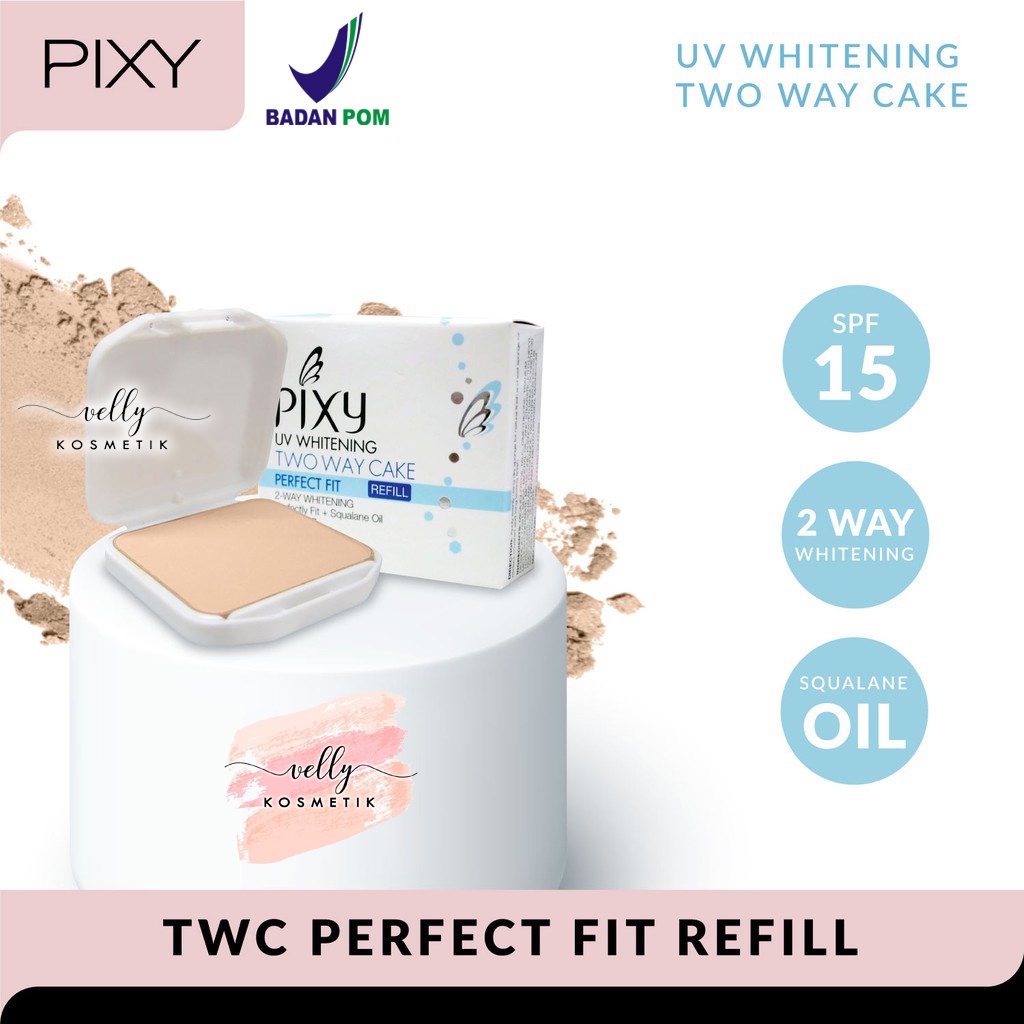 Pixy Two Way Cake TWC Perfect Fit Refill ORIGINAL BPOM