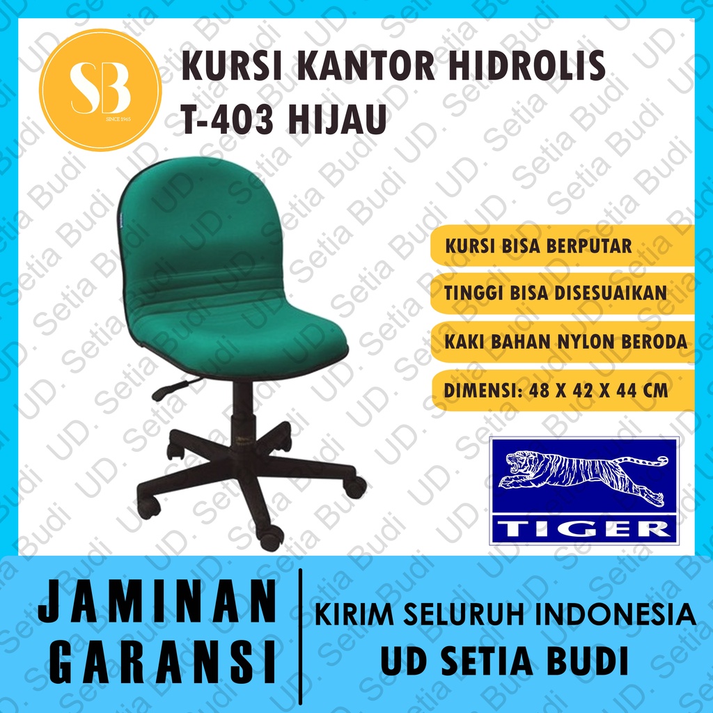 Kursi Kantor Hidrolik Staff Tiger T-403