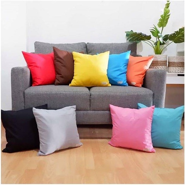  Sarung  bantal  POLOS  kotak 40 X 40 Sarung  bantal  sofa  