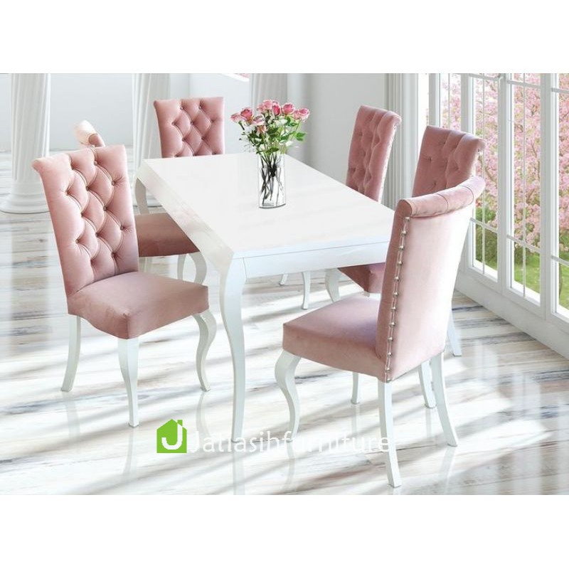 JA Set Shabby Eat Kursi Makan modern