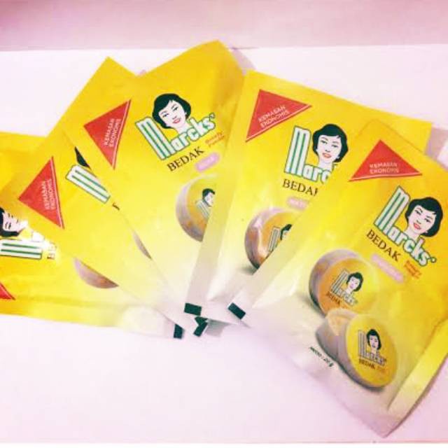 Marcks Bedak Beauty Powder sachet Refill 20gr