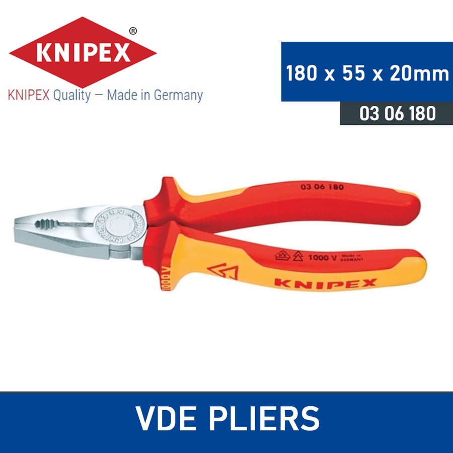 Jual Tang Kombinasi Vde Mm Knipex Combination Pliers