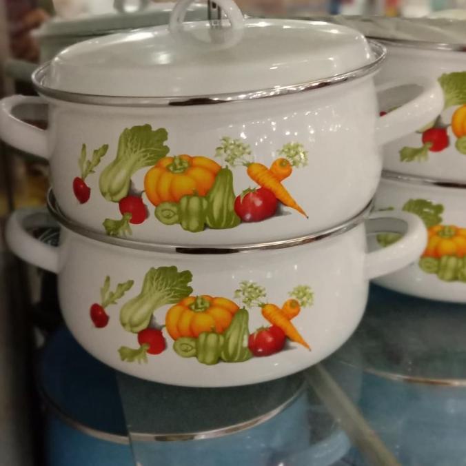 "'''] PAN SOUCE PANCI MASAK PANCI SAYUR ENAMEL MURAH SERBAGUNA UKURAN 22 CM