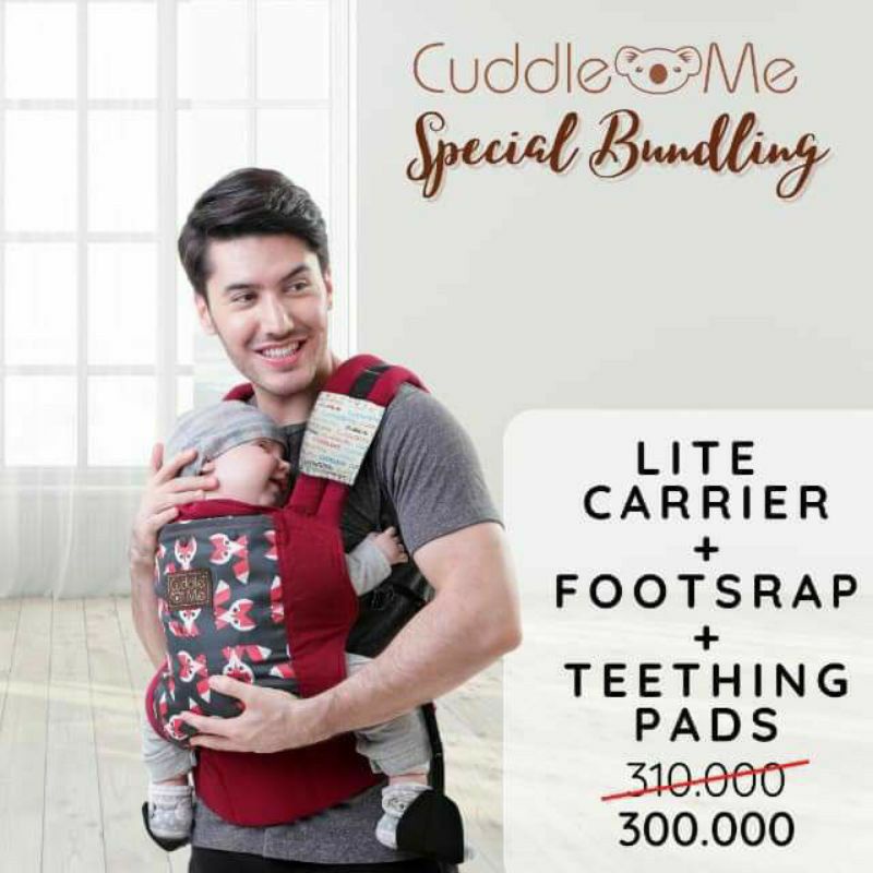 FREE GIFT Cuddle me LITE carrier  / Cuddleme Lite Carrier drollpad footstrap / SSC Gendongan MShape