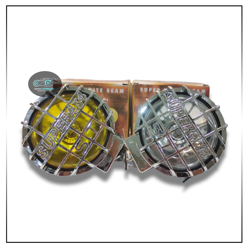 Work/Fog Lamp-Lampu Kerja/Kabut/Sorot/Truk Bulat 6 Inch Cover Super 4x4