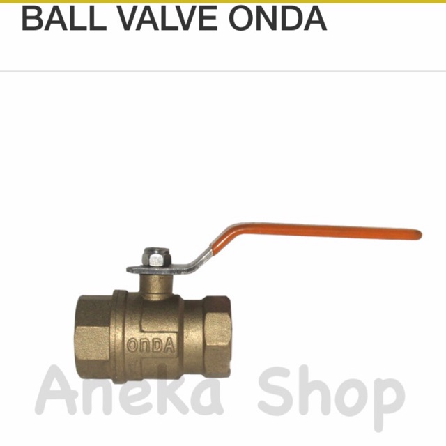 Ball valve 1 inch Kuningan Onda