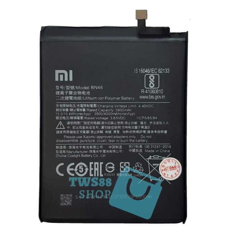 (TWS) Baterai Batre Battery Original Redmi 7 / Redmi note 8 BN46