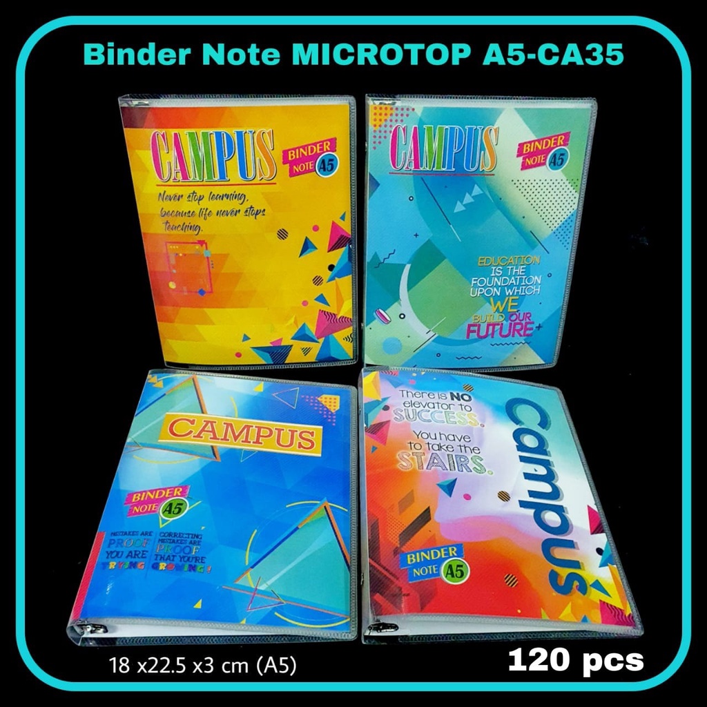 

[1 Pcs] Binder Note A5 Campus Microtop / Map Binder A5 Campus Microtop