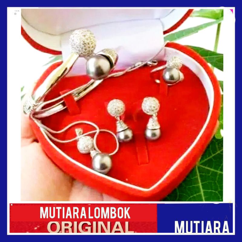 kalung mutiara lombok gelang mutiara lombok mutiara air tawar lombok cincin mutiara air tawar