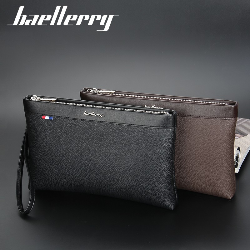 BAELLERRY S1129 Clutch Pria Wanita Bahan Kulit PU Leather Premium WATCHKITE WKOS