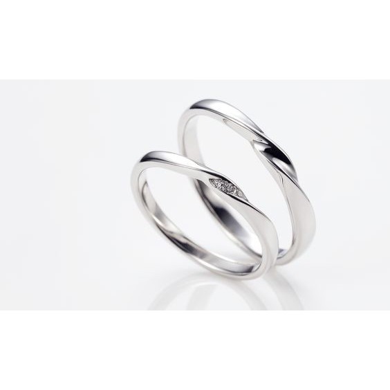 Cincin Kawin Emas Kawin Platinum Nikah Murah Wanita Ring Wedding Ring Asli Emas Perak 925 CP171