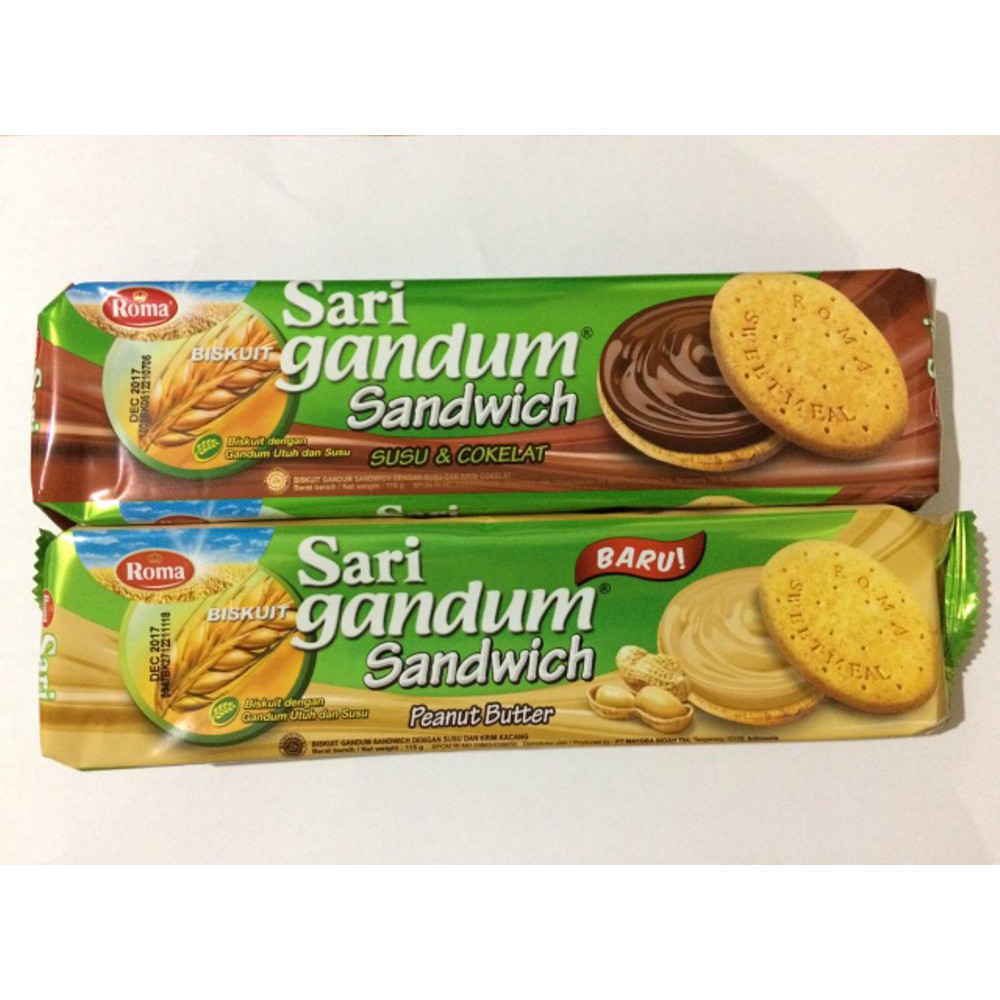 

Langsung Order Roma Sari Gandum Sandwich 115g 1 Pcs terakhir