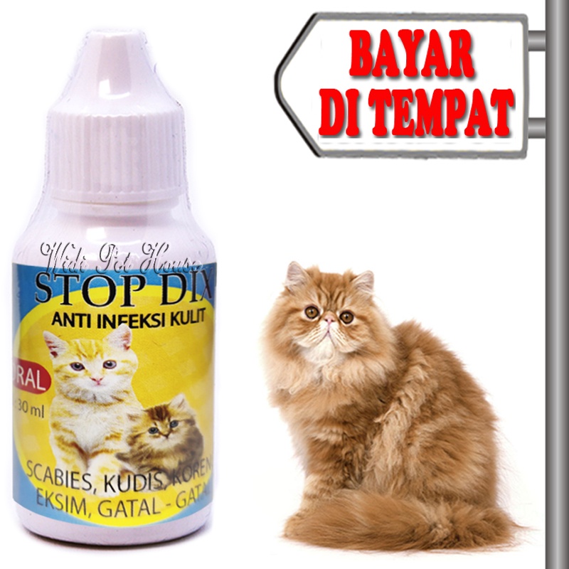 Obat Koreng Jamur Buduk Scabies Kucing Oral Stop Dix