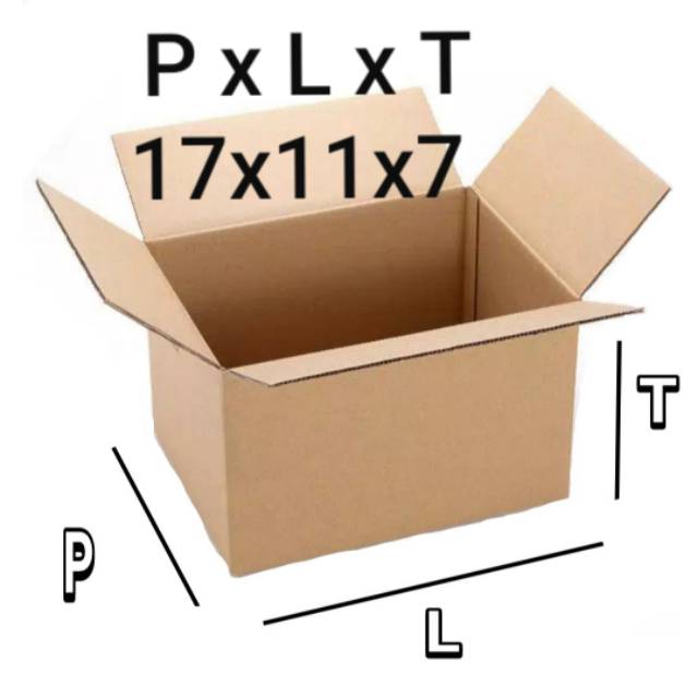 

Kardus packing / box uk. 17x11x7