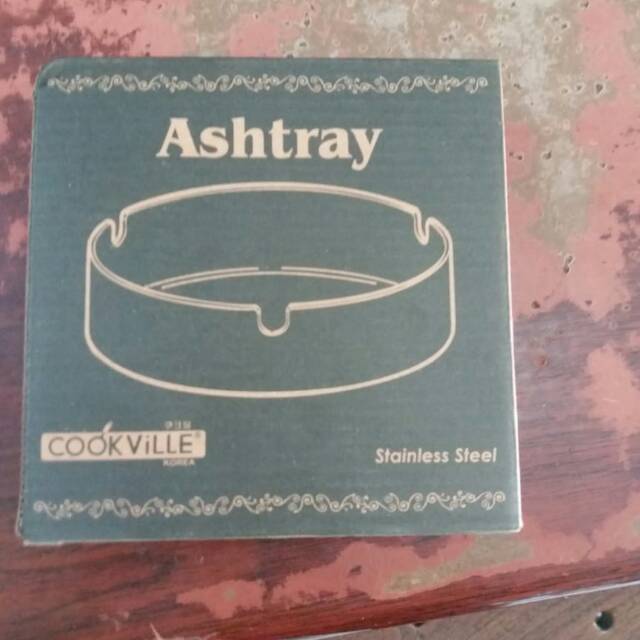 Asbak Stainless Steel Merek Cookville Besar
