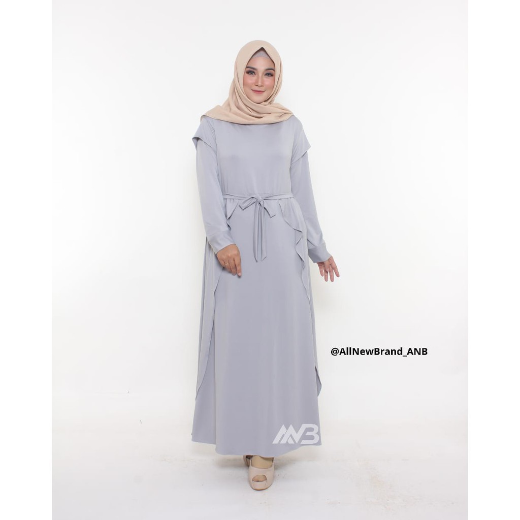 BEFAST - ZEC OOTD Wanita Gamis MICA / Gamis G7 / Grey Jumbo HARGA PROMO DISKON SEMARAK AKHIR TAHUN HARGA GILA / Gamis Jumbo / Gamis Polos / Gamis Terlaris / Gamis Casual Wanita