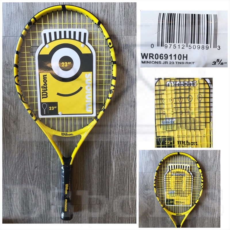 Jual Wilson Minions 23 Junior 205 gr Anak ( Racket Tennis Tenis Raket
