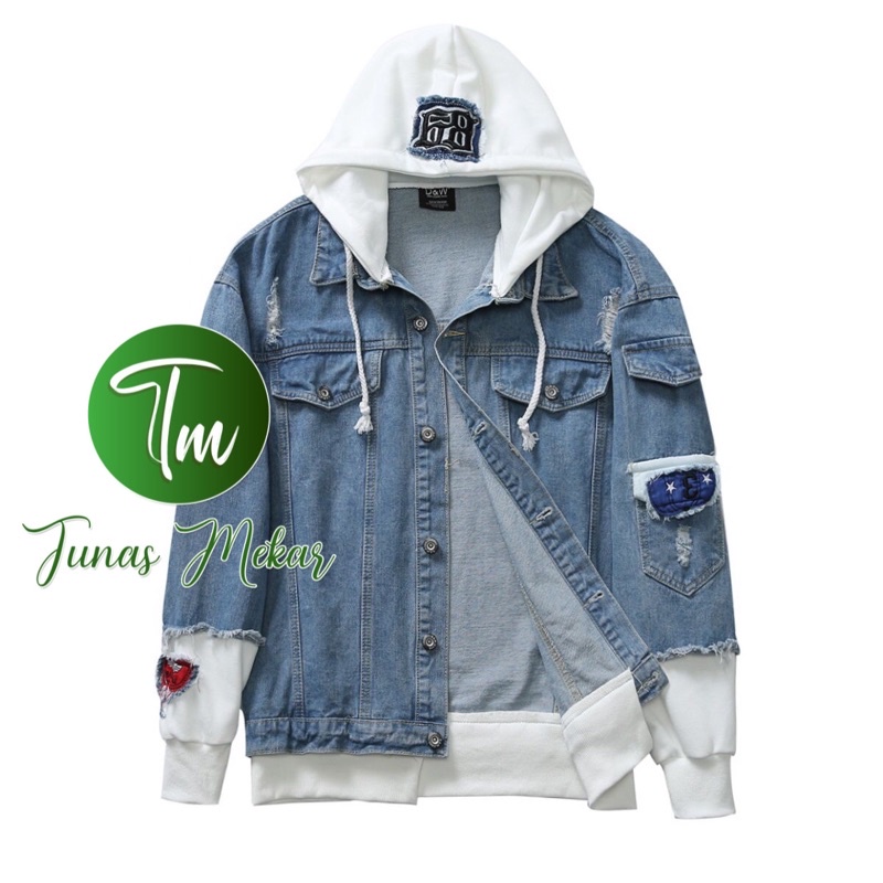 Jaket fashion kombinasi  The RDCK MMH quality premium-Bio blitz hoddie