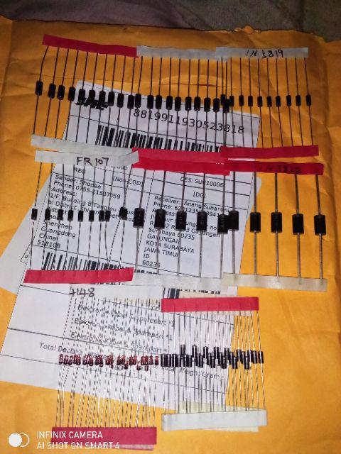 1 / 2w 0,5w Regulator 140pcs Zener Diode Aneka Assortment Set Kit Elektronik Baru Diy