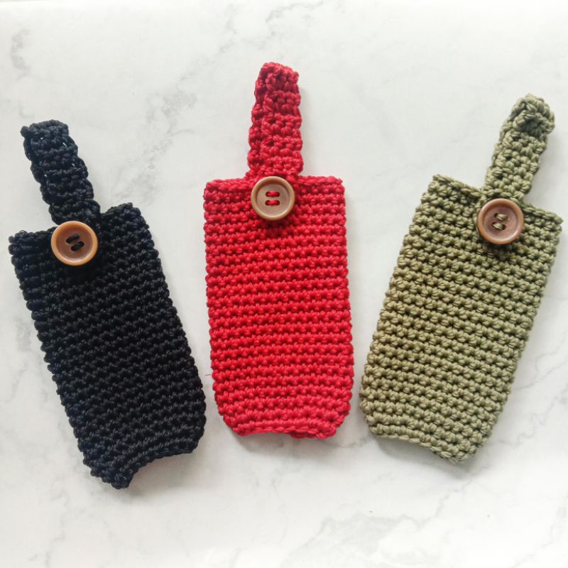 holder hand sanitizer rajut / gantungan hand sanitizer rajut